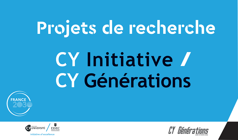 CY Initiative et CY Générations renouvellent leurs appels à projets de recherche en 2026